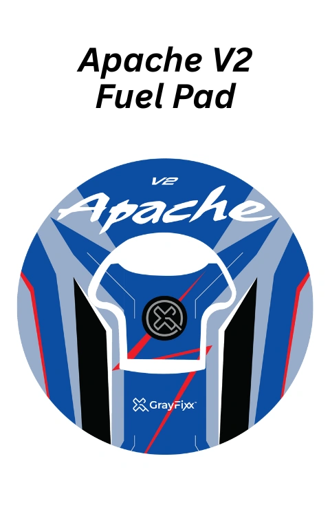 Apache RTR 2V Fuel Pad | Premium 3D Gel Fuel Pad, Pack of 1